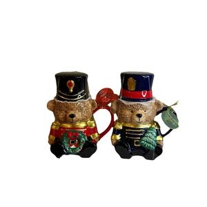 New Nutcracker Toy Soldier Teddy Bear Mug Christmas Bundle Home For The Holidays